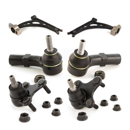 Front Lower Control Arm Tie Rod End Ball Joint Kit (6Pc) For Volkswagen Jetta Golf GTI A3 KTR-105641