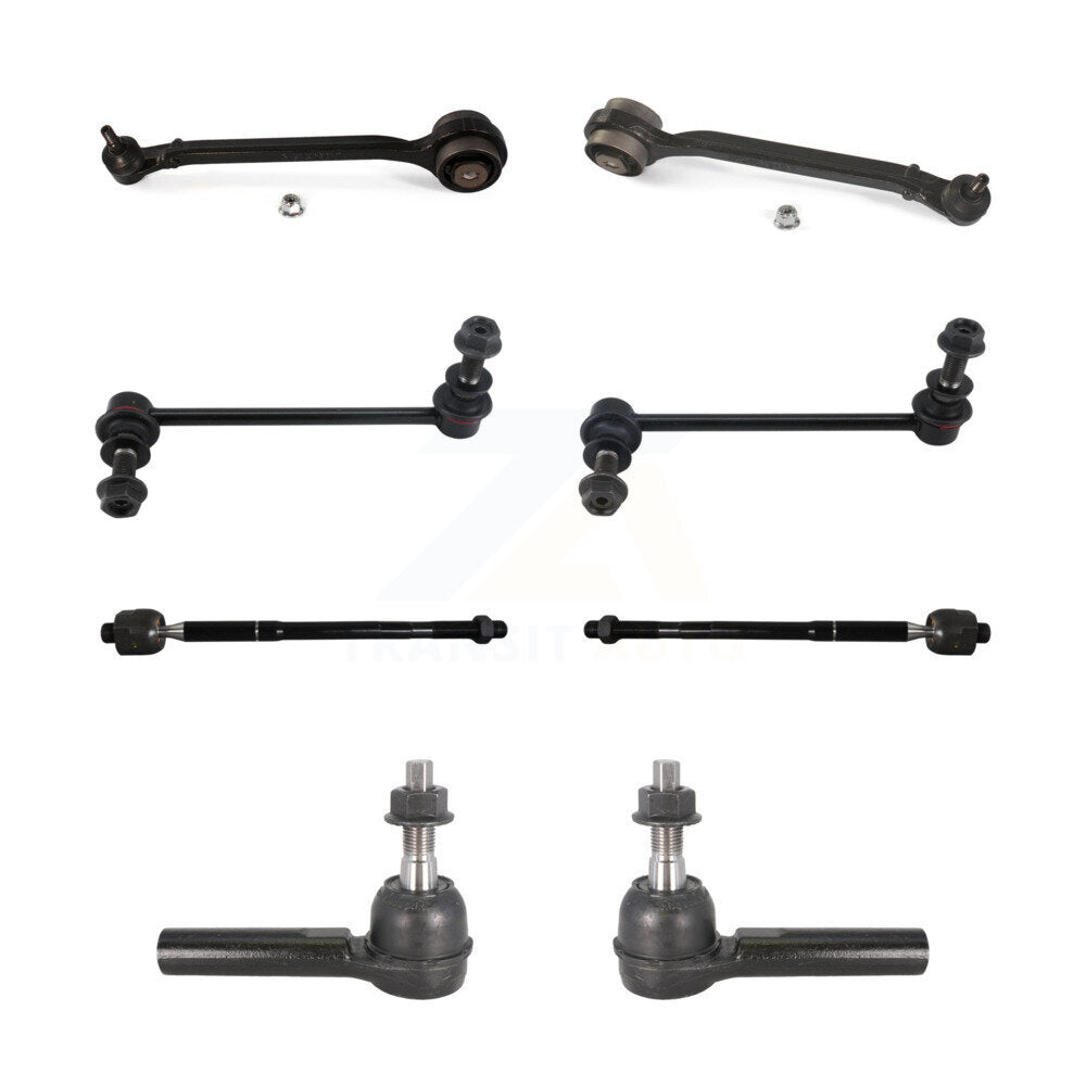 Front Lower Forward Control Arm & Ball Joint Tie Rod End Link Kit (8Pc) For Dodge Charger KTR-105644