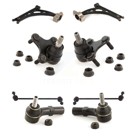 Front Lower Control Arm Tie Rod End Link Ball Joint Kit (8Pc) For Volkswagen Jetta Golf R KTR-105651