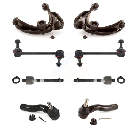 Front Upper Control Arm Ball Joint Tie Rod End Link Kit (8Pc) For Ford Fusion Lincoln MKZ KTR-105656