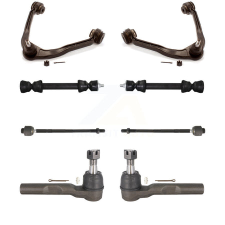 Front Upper Control Arm & Ball Joint Tie Rod End Link Kit For Chevrolet Express 1500 GMC KTR-105657