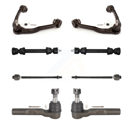 Front Upper Control Arm & Ball Joint Tie Rod End Link Kit For Chevrolet Express 1500 GMC KTR-105658