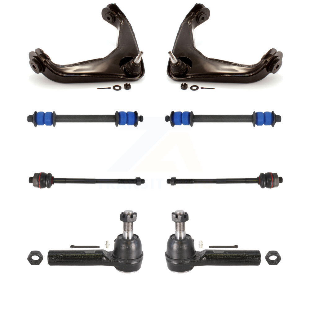 Front Upper Control Arm & Ball Joint Tie Rod End Link Kit For Chevrolet Suburban 3500 HD KTR-105662