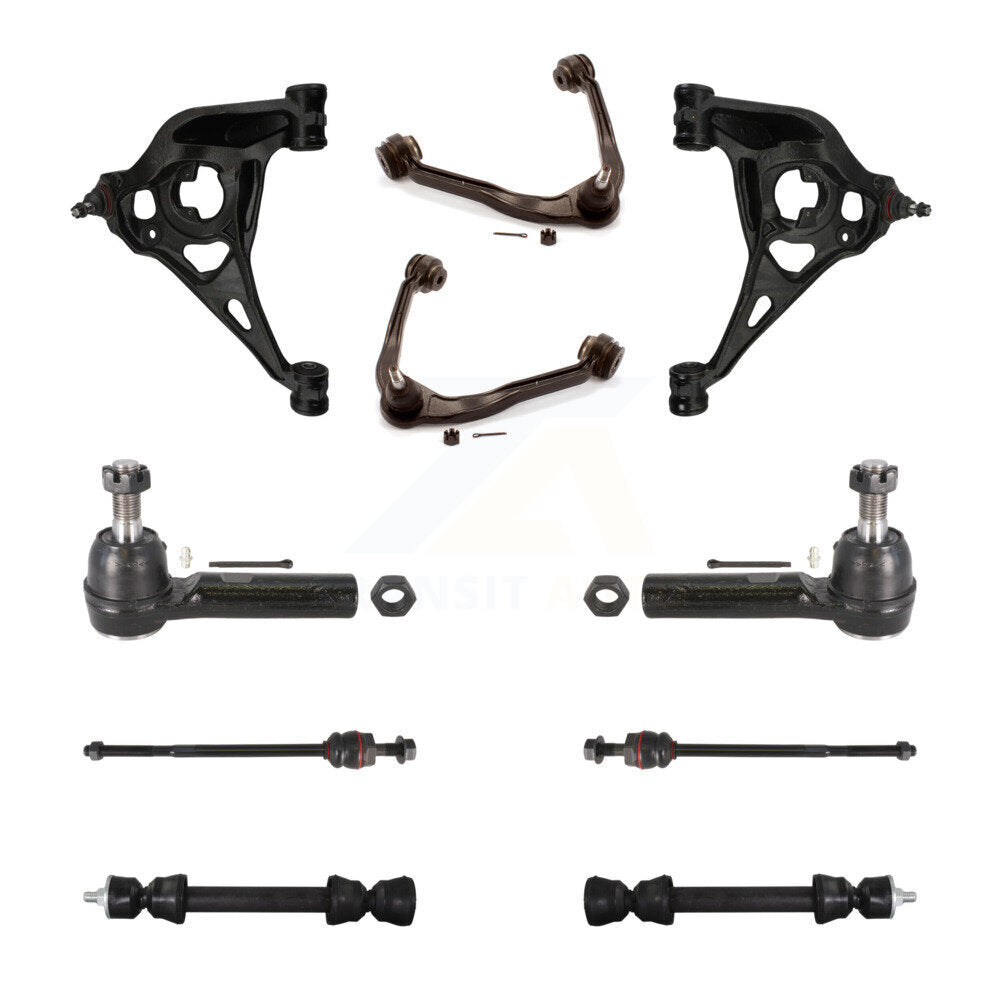 Front Upper & Lower Control Arms Tie Rods Link Sway Bar Kit (10Pc) For Chevrolet Express KTR-105751