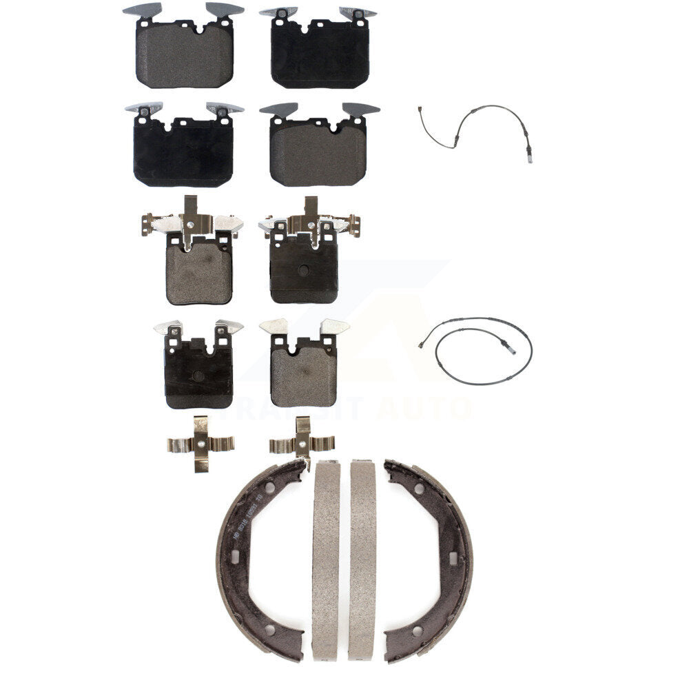 Front Rear Ceramic Brake Pads Wear Sensor Kit (5Pc) For BMW 340i xDrive 435i 440i Gran M2 KTW-100739