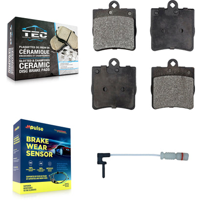 Rear Ceramic Disc Brake Pads And Wear Sensors Kit For Chrysler Crossfire KTW-101238