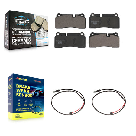 Rear Ceramic Disc Brake Pad & Wear Sensor Kit For BMW M3 M2 With Composite Brakes KTW-101322