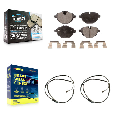 Rear Ceramic Disc Brake Pads And Wear Sensors Kit For BMW i8 KTW-101355
