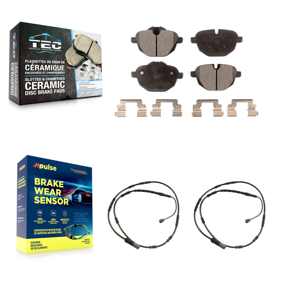Rear Ceramic Disc Brake Pads And Wear Sensors Kit For BMW i8 KTW-101355