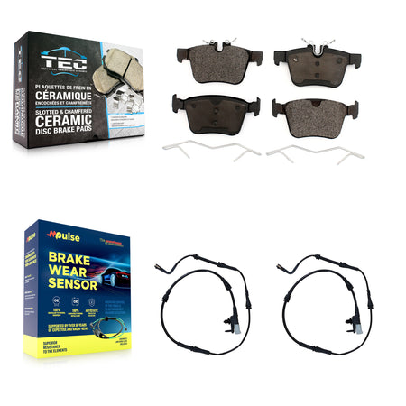 Rear Ceramic Disc Brake Pads And Wear Sensors Kit For Land Rover Discovery Sport KTW-101370