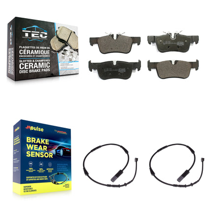 Rear Ceramic Brake Pads Wear Sensor Kit For BMW X1 Mini Cooper Countryman X2 Clubman 228i KTW-101371