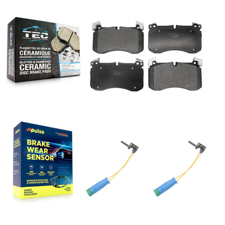 Front Ceramic Disc Brake Pad And Wear Sensor Kit For Mercedes-Benz GLS450 GLS63 AMG GLE53 KTW-101699