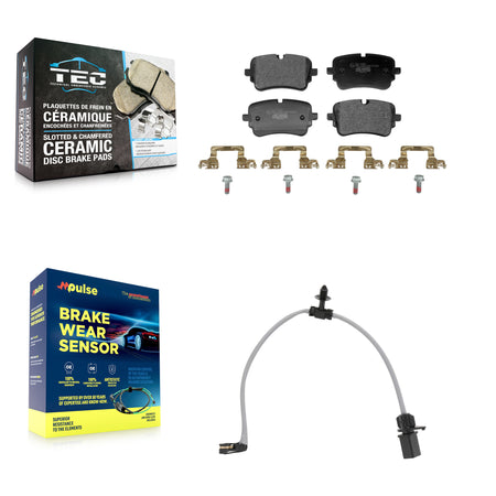 Rear Ceramic Disc Brake Pad And Wear Sensor Kit For Audi e-tron Quattro Sportback S6 S7 S KTW-101740