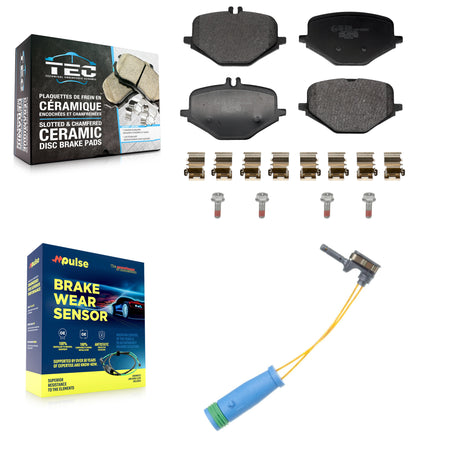 Rear Ceramic Disc Brake Pad Wear Sensor Kit For Mercedes-Benz G63 AMG GLE63 S GLS63 GLE53 KTW-101749