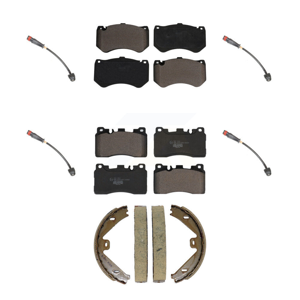 Front Rear Ceramic Disc Brake Pad Wear Sensor Kit (7Pc) For Mercedes-Benz E63 AMG S CLS63 KTW-101824