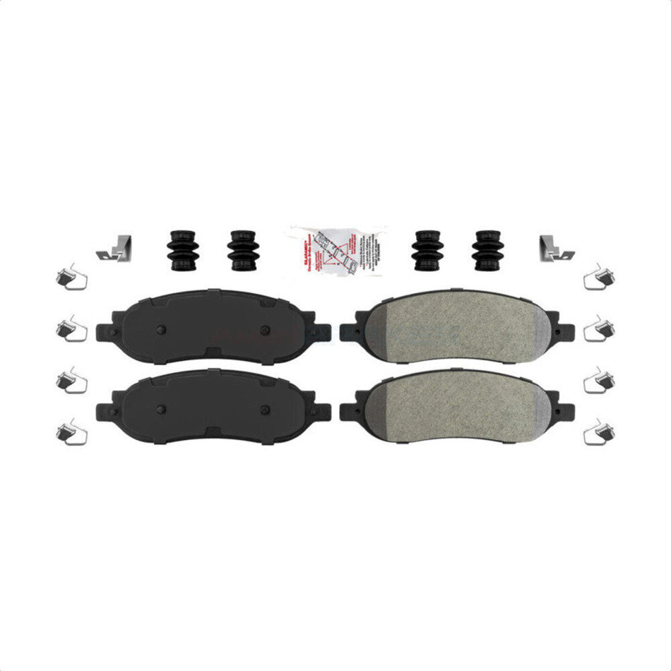 Rear Semi-Metallic Disc Brake Pads NWF-ASD1068 For 2005-2007 Ford F-250 Super Duty F-350 by AmeriBRAKES