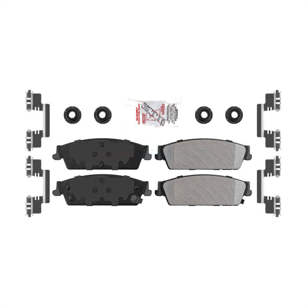 Rear Semi-Metallic Disc Brake Pads NWF-ASD1194 For Chevrolet Silverado 1500 GMC Sierra Tahoe Suburban Yukon Cadillac XL Avalanche Escalade ESV EXT by AmeriBRAKES