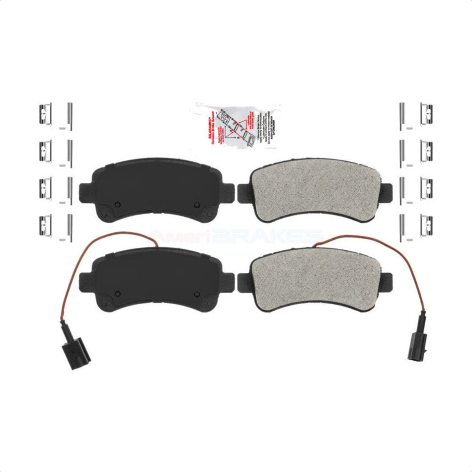 Rear Semi-Metallic Disc Brake Pads NWF-ASD1746 For Ram ProMaster 2500 3500 1500 With Vented Rotor