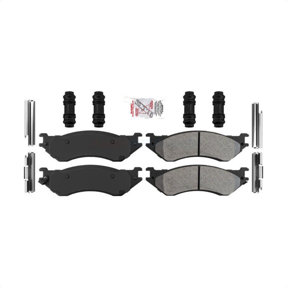 Front Semi-Metallic Disc Brake Pads NWF-ASD702 For Ford F-150 Dodge Ram 1500 F-250 HD Expedition Van