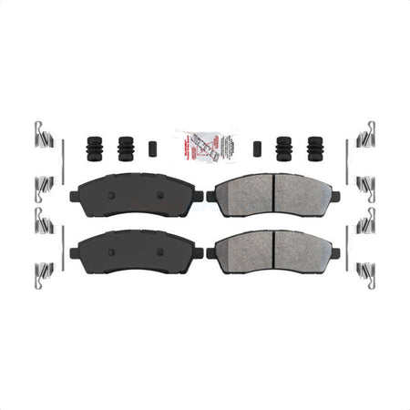 Rear Semi-Metallic Disc Brake Pads NWF-ASD757 For Ford F-250 Super Duty F-350 Excursion by AmeriBRAKES