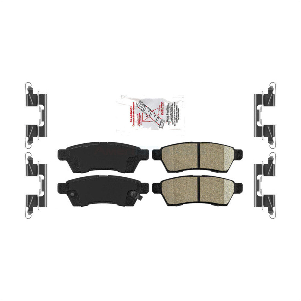 Rear Ceramic Disc Brake Pads NWF-PRC1100 For Nissan Frontier Xterra Suzuki Equator by AmeriBRAKES