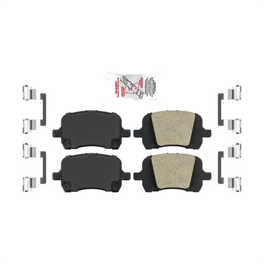 Front Ceramic Disc Brake Pads NWF-PRC1160 For Chevrolet Malibu Pontiac G6 HHR Cobalt Saturn Aura G5 by AmeriBRAKES