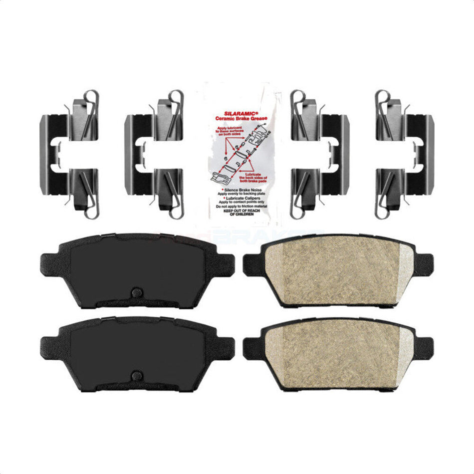 Rear Ceramic Disc Brake Pads NWF-PRC1161 For Ford Fusion Mazda 6 Lincoln MKZ Zephyr Mercury Milan
