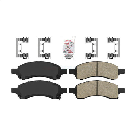 Front Ceramic Disc Brake Pads NWF-PRC1169 For Chevrolet Trailblazer GMC Envoy Colorado Canyon EXT XL Buick Rainier Saab 9-7x Isuzu Ascender by AmeriBRAKES