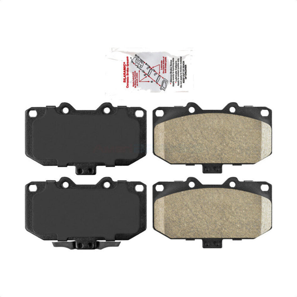 Front Ceramic Disc Brake Pads NWF-PRC1182 For 2006-2010 Subaru Impreza WRX by AmeriBRAKES