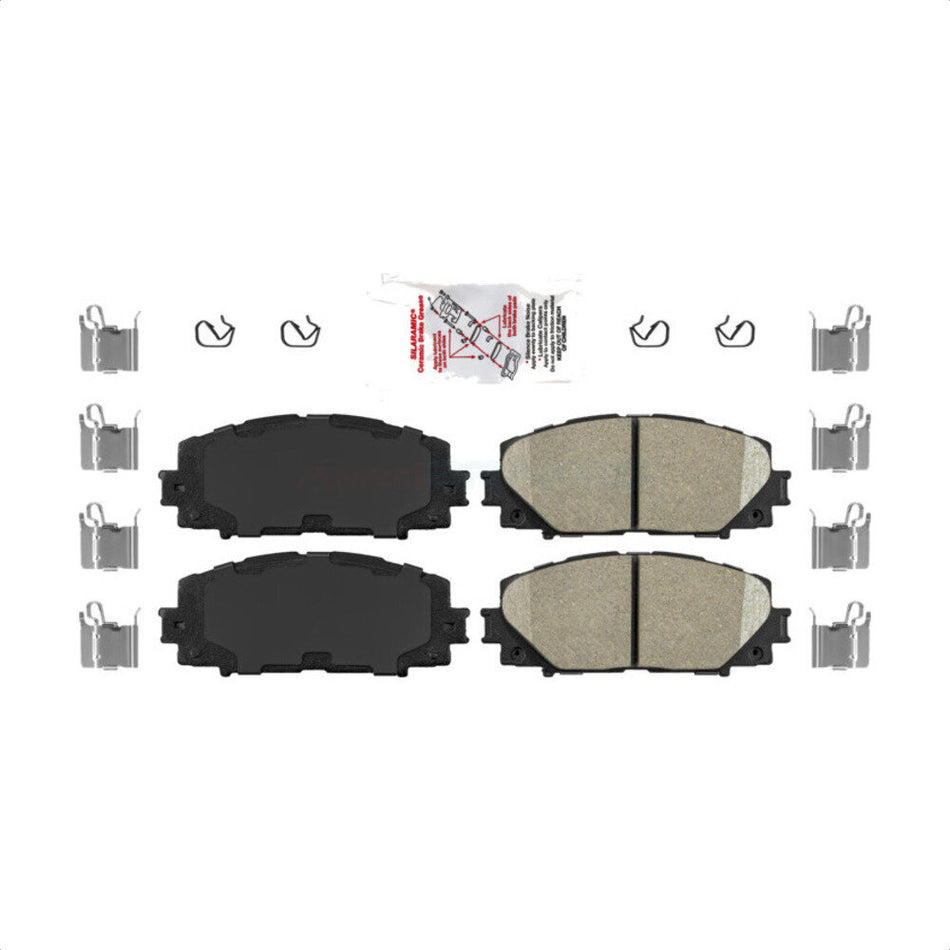 Front Ceramic Disc Brake Pads NWF-PRC1184A For Toyota Yaris Corolla Prius C Prime Lexus CT200h AWD-e