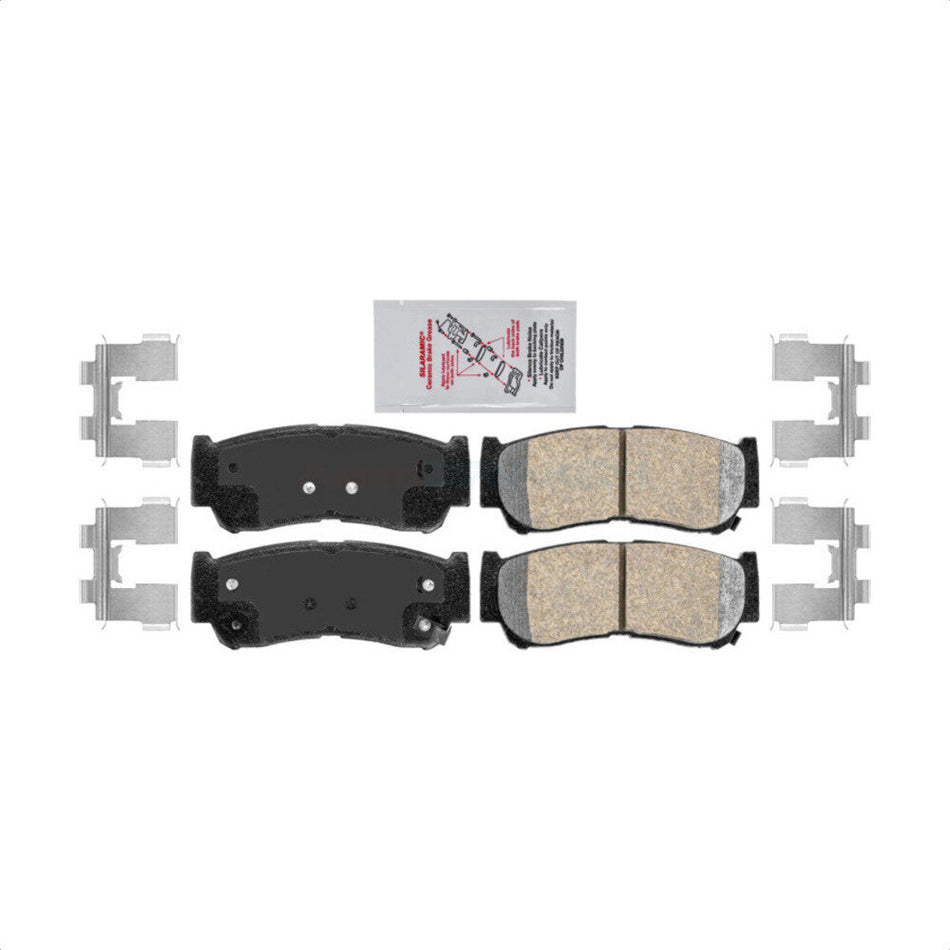 Rear Ceramic Disc Brake Pads NWF-PRC1297 For 2007-2009 Hyundai Santa Fe by AmeriBRAKES