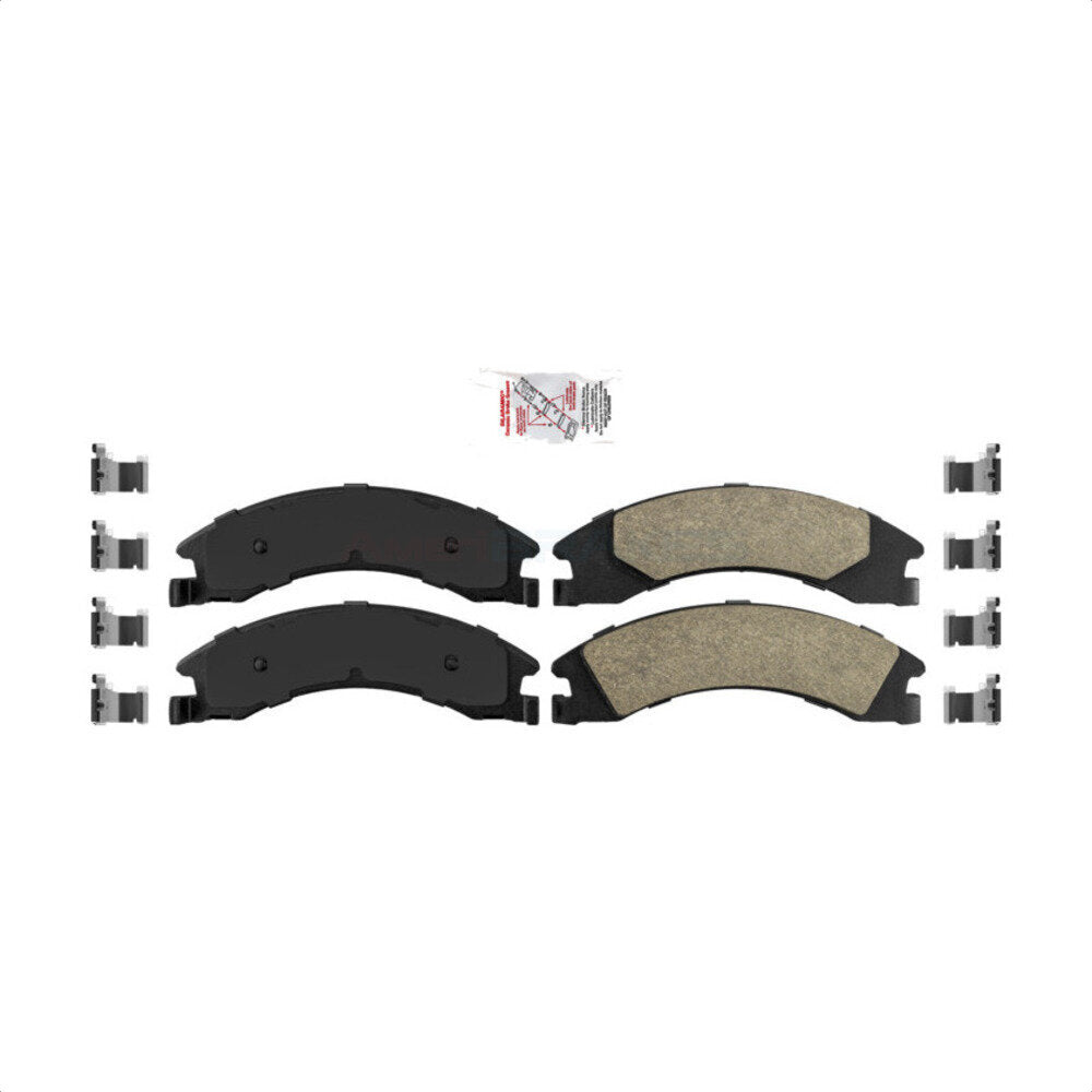 Rear Ceramic Disc Brake Pads NWF-PRC1329 For Ford E-350 Super Duty E-250 E-150 E-450 Econoline by AmeriBRAKES