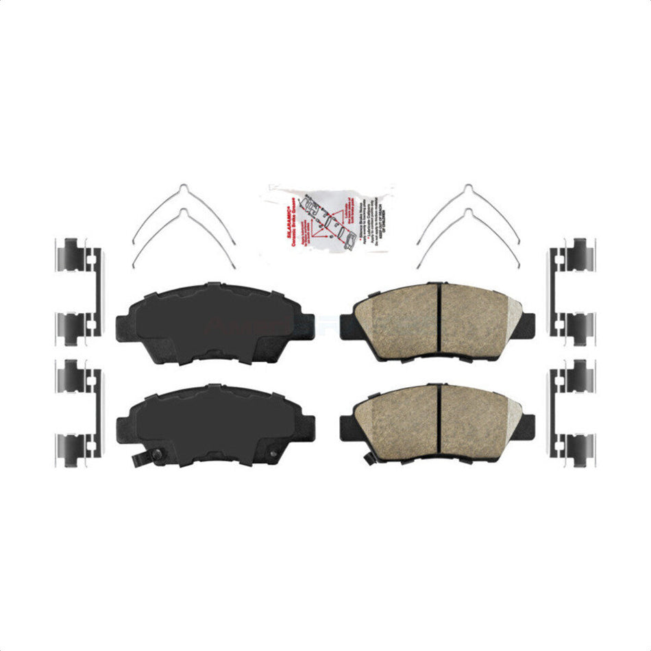 Front Ceramic Disc Brake Pads NWF-PRC1394 For Honda Fit CR-Z by AmeriBRAKES