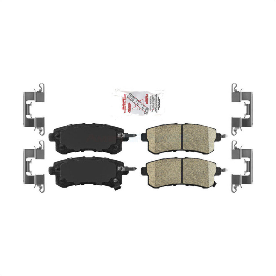 Rear Ceramic Disc Brake Pads NWF-PRC1510 For INFINITI Nissan Armada QX80 QX56 by AmeriBRAKES