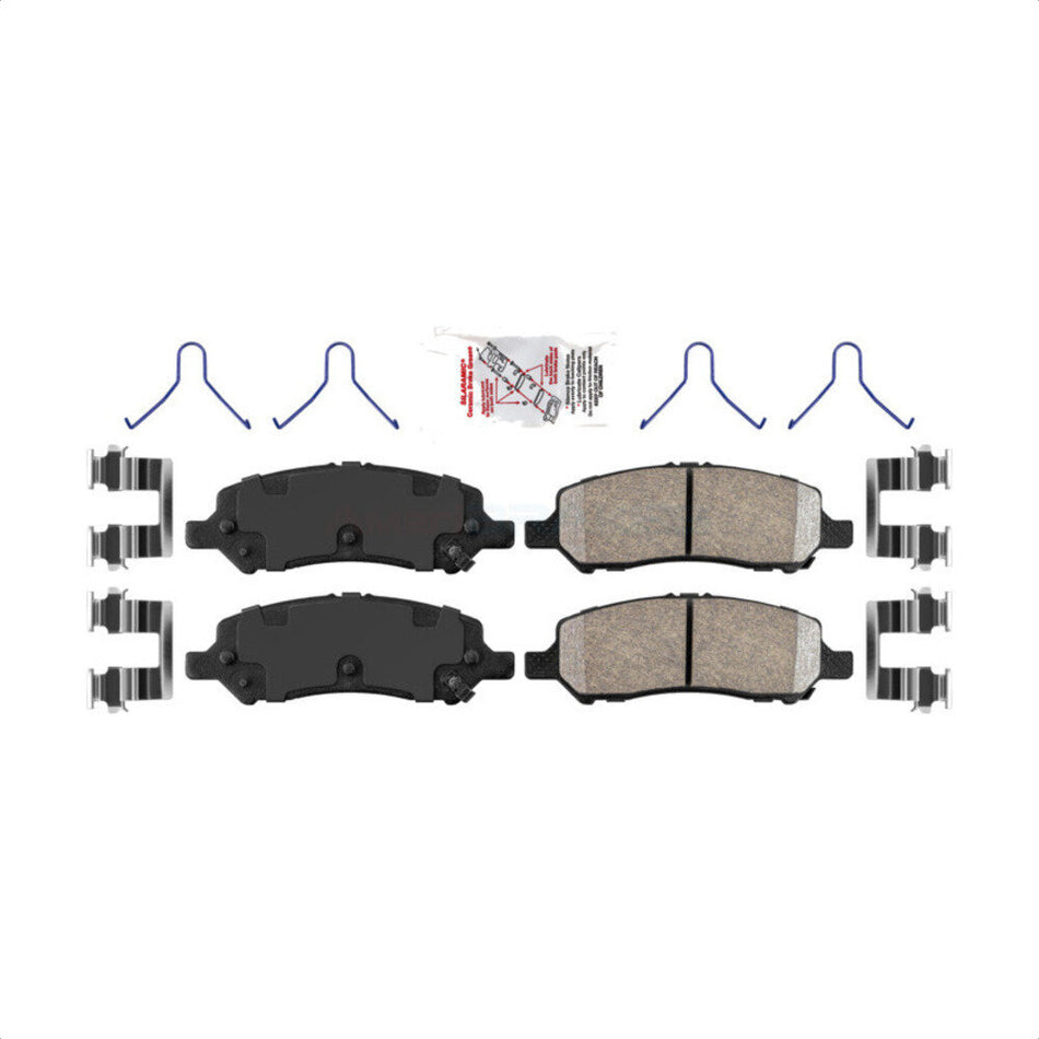 Rear Ceramic Disc Brake Pads NWF-PRC1647 For 2013-2016 Dodge Dart by AmeriBRAKES