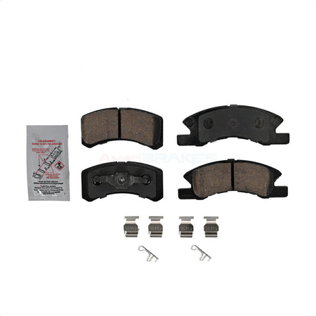 Front Ceramic Disc Brake Pads NWF-PRC1731 For Mitsubishi Mirage G4 by AmeriBRAKES