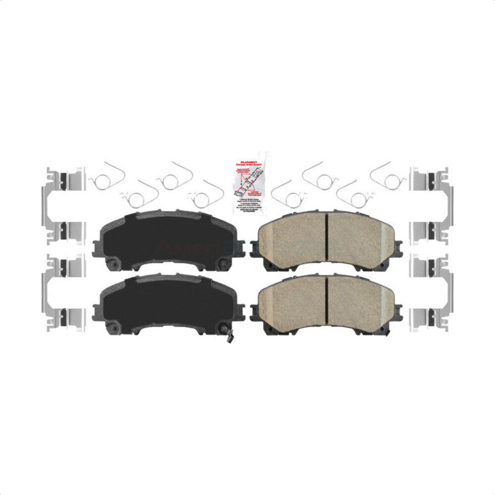 Front Ceramic Disc Brake Pads NWF-PRC1736 For Nissan Rogue INFINITI Q50 QX50 Q60 QX55 by AmeriBRAKES