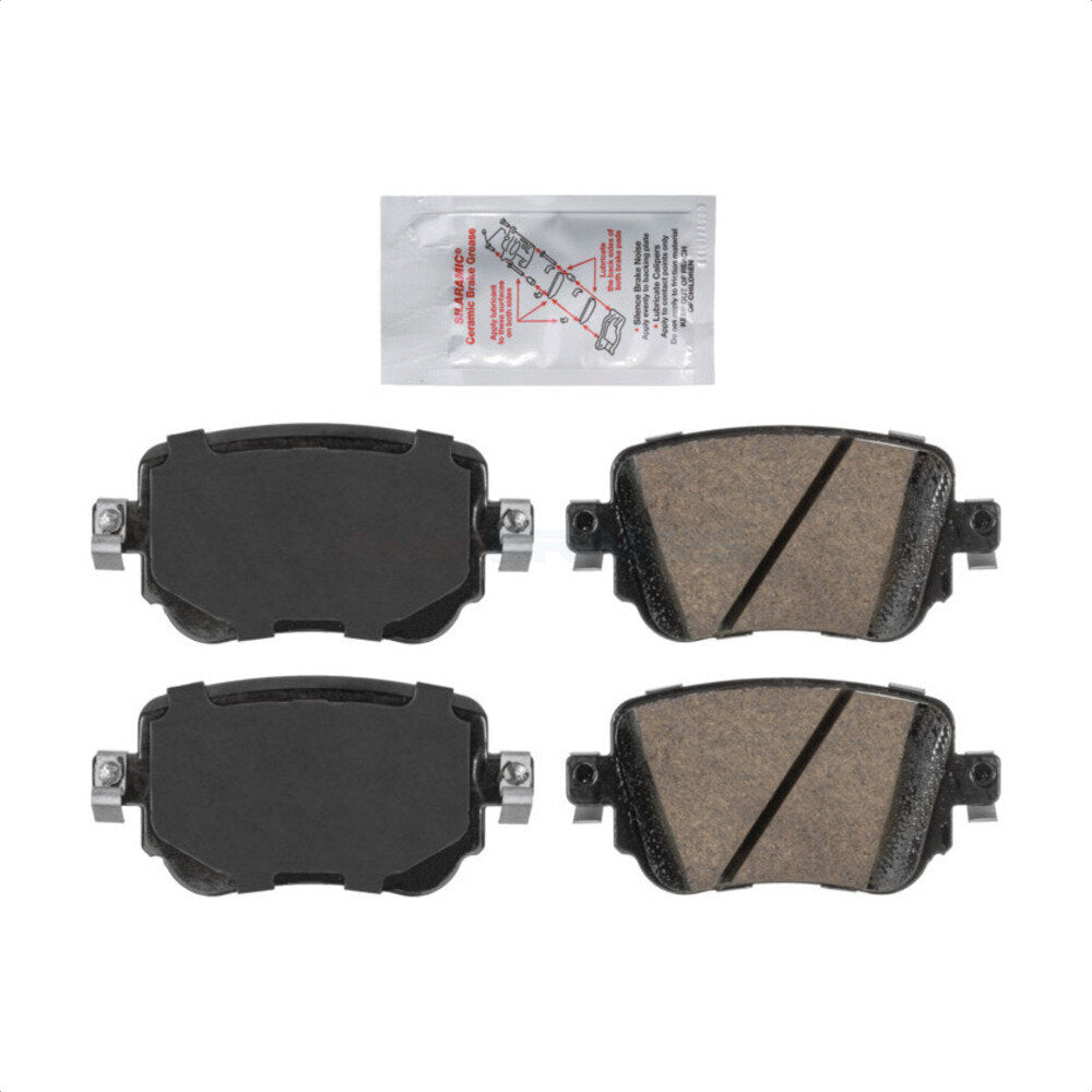 Rear Ceramic Disc Brake Pads NWF-PRC1779 For Volkswagen Passat GTI Audi Golf Q3 SportWagen Alltrack Quattro by AmeriBRAKES