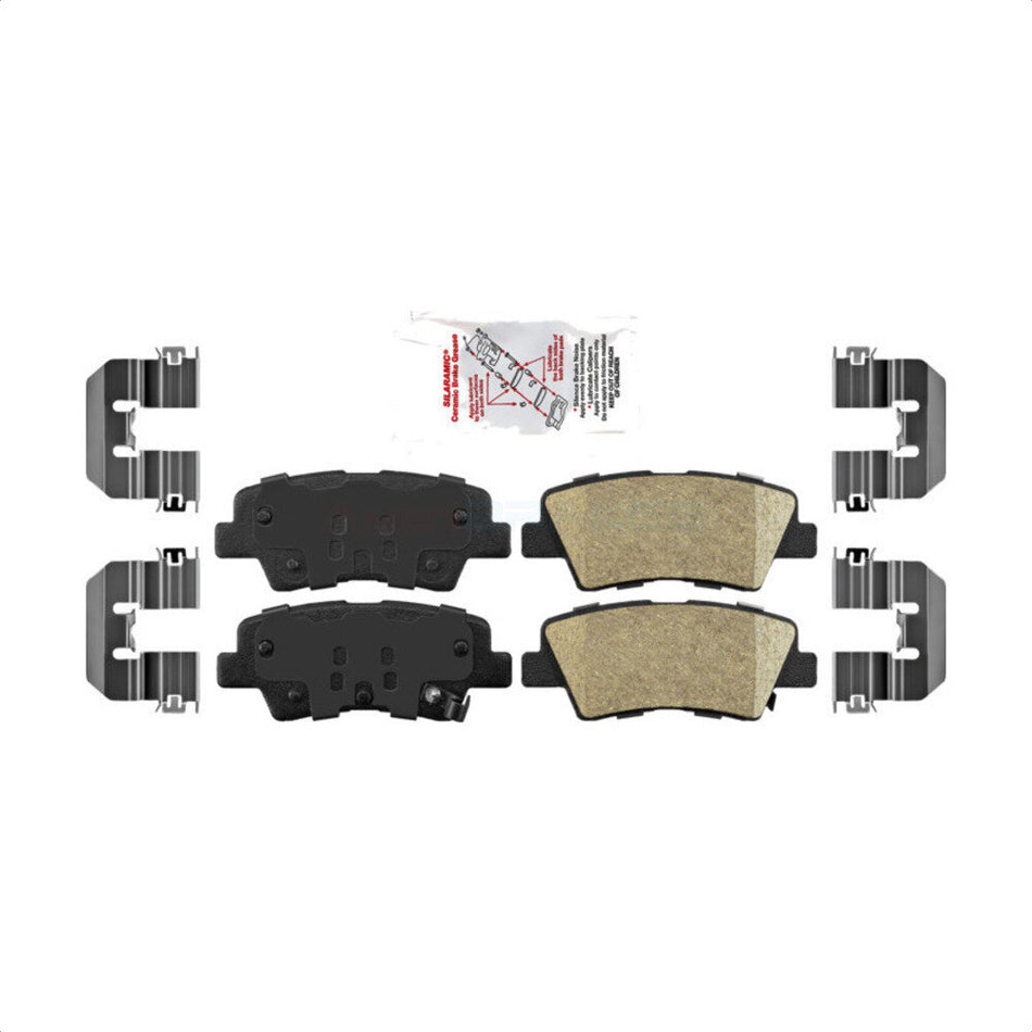 Rear Ceramic Disc Brake Pads NWF-PRC1812 For Hyundai Kia Elantra Forte Venue Soul Kona Rio Electric