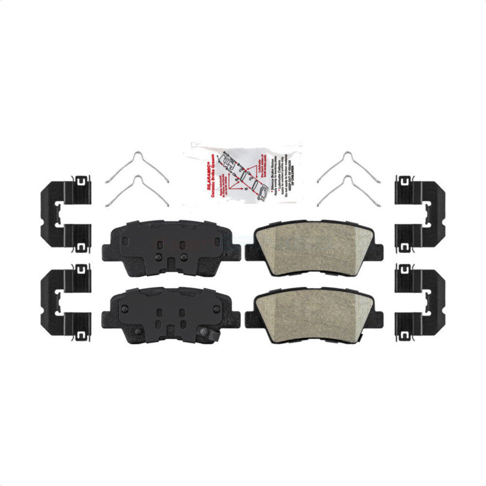 Rear Ceramic Disc Brake Pads NWF-PRC1848 For Hyundai Tucson Kia Sportage by AmeriBRAKES