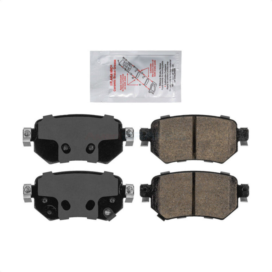 Rear Ceramic Disc Brake Pads NWF-PRC1874 For 2016-2021 Mazda 6 by AmeriBRAKES