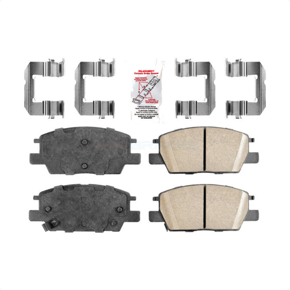 Front Ceramic Disc Brake Pads NWF-PRC1913 For Chevrolet Equinox Malibu GMC Terrain Buick LaCrosse Regal Sportback TourX by AmeriBRAKES