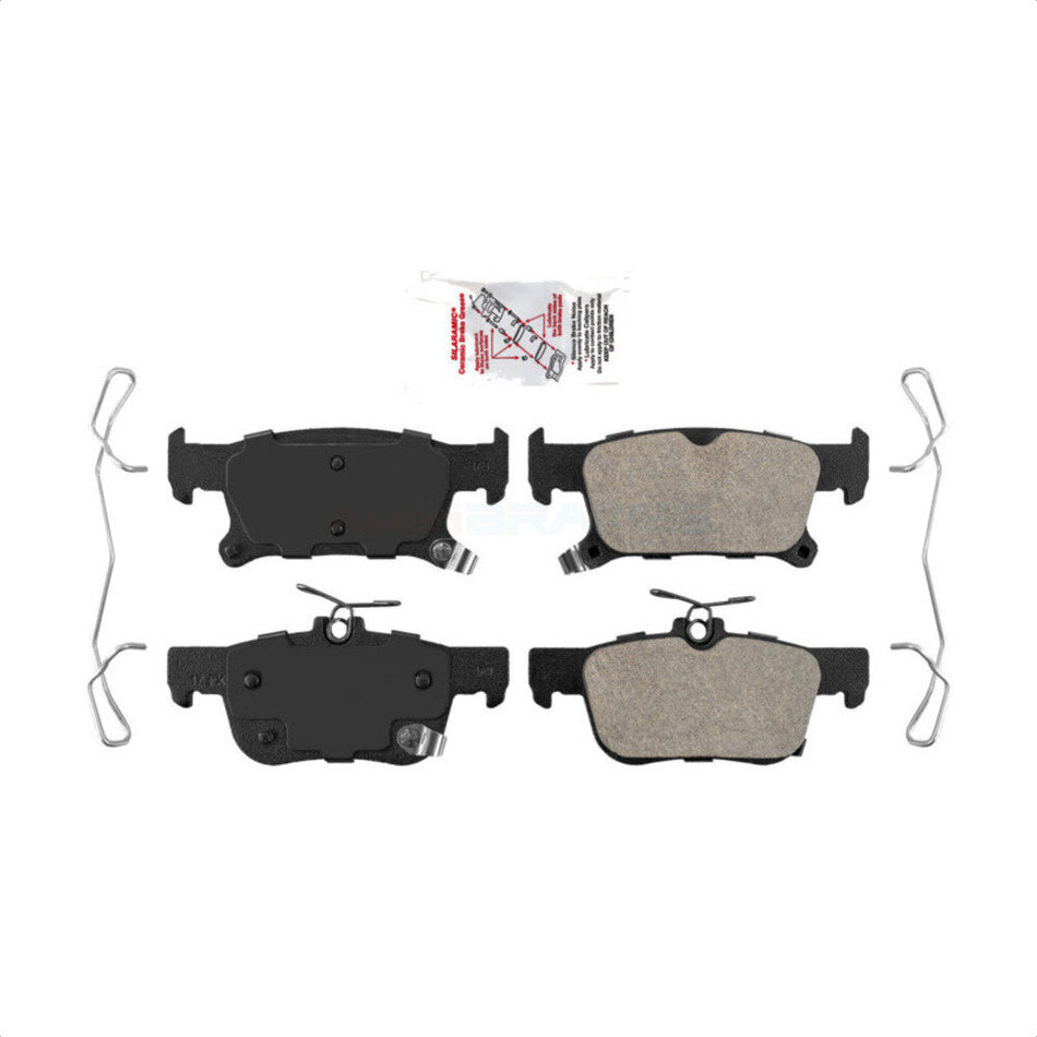 Rear Ceramic Disc Brake Pads NWF-PRC1923 For Buick Envision by AmeriBRAKES