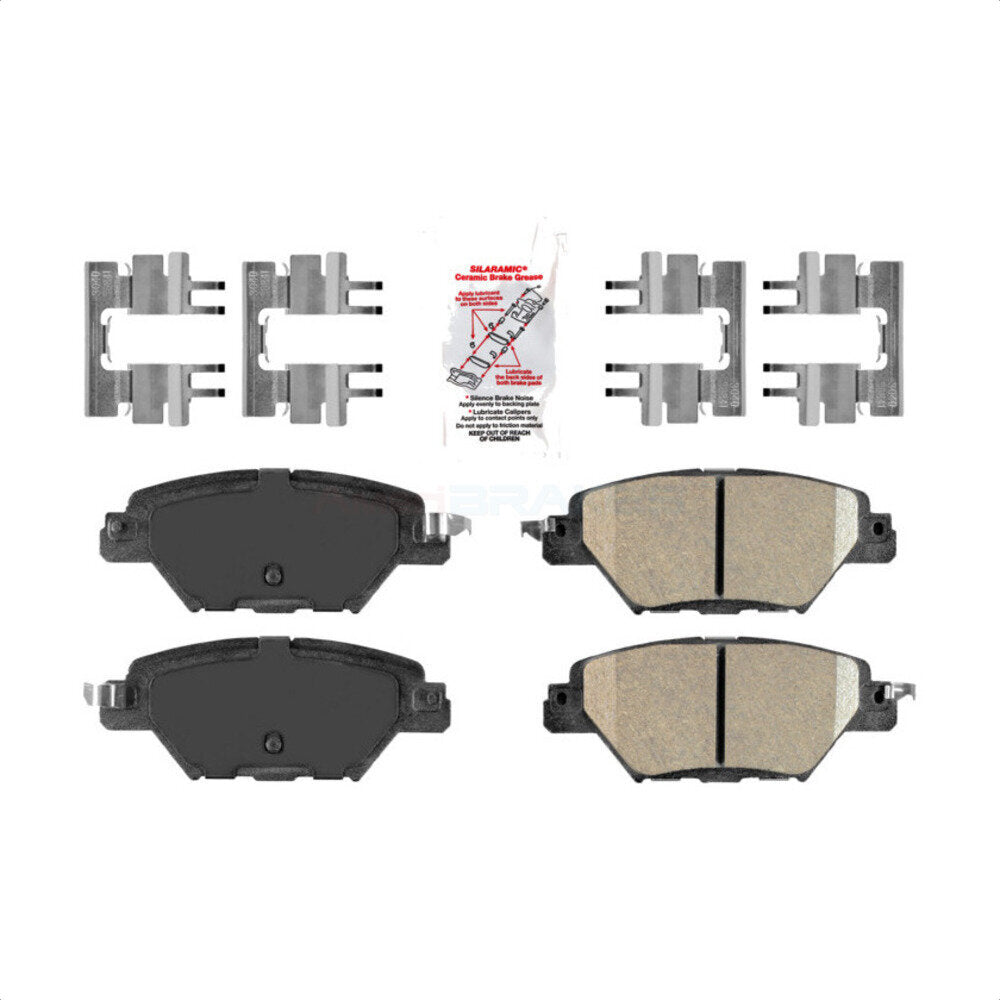 Rear Ceramic Disc Brake Pads NWF-PRC1934 For 2016-2022 Mazda CX-9 by AmeriBRAKES