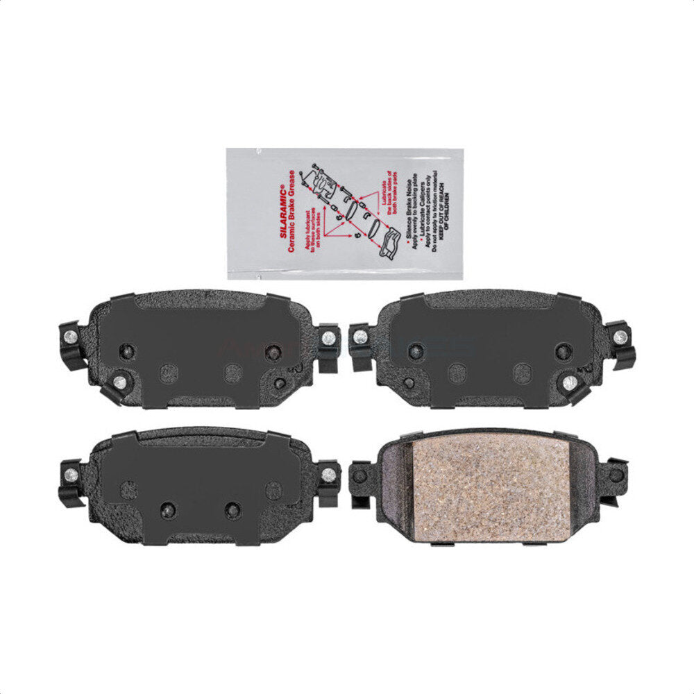 Rear Ceramic Disc Brake Pads NWF-PRC2042 For Mazda 3 CX-3 Sport by AmeriBRAKES