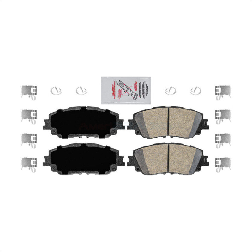 Front Ceramic Disc Brake Pads NWF-PRC2076 For Toyota Camry RAV4 Lexus C-HR ES350 Avalon ES300h UX250h UX200 Venza ES250 Corolla Cross by AmeriBRAKES