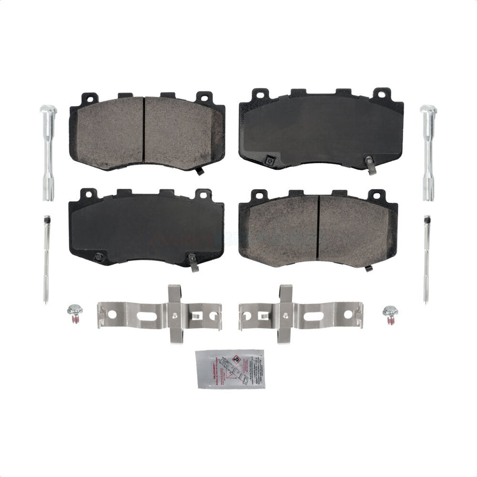 Front Ceramic Disc Brake Pads NWF-PRC2152 For Jeep Grand Cherokee Dodge Durango by AmeriBRAKES