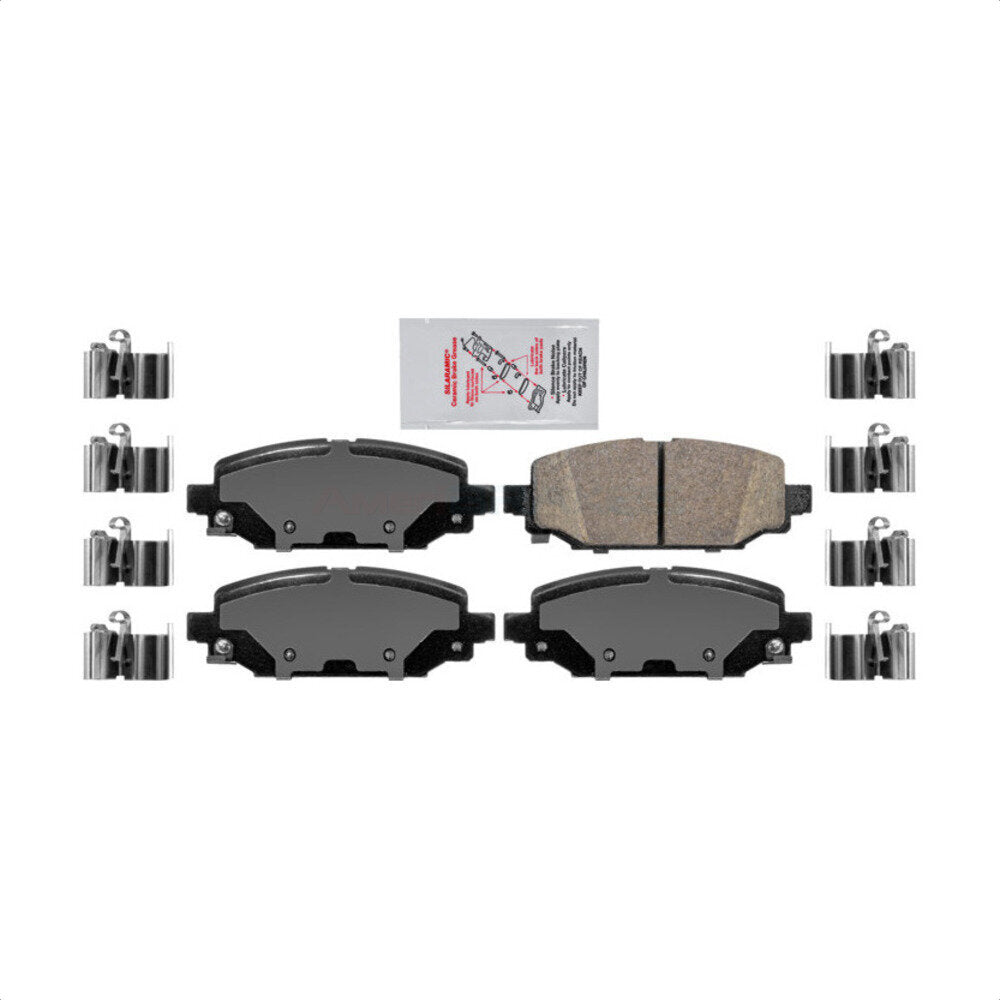 Rear Ceramic Disc Brake Pads NWF-PRC2172 For Jeep Wrangler by AmeriBRAKES