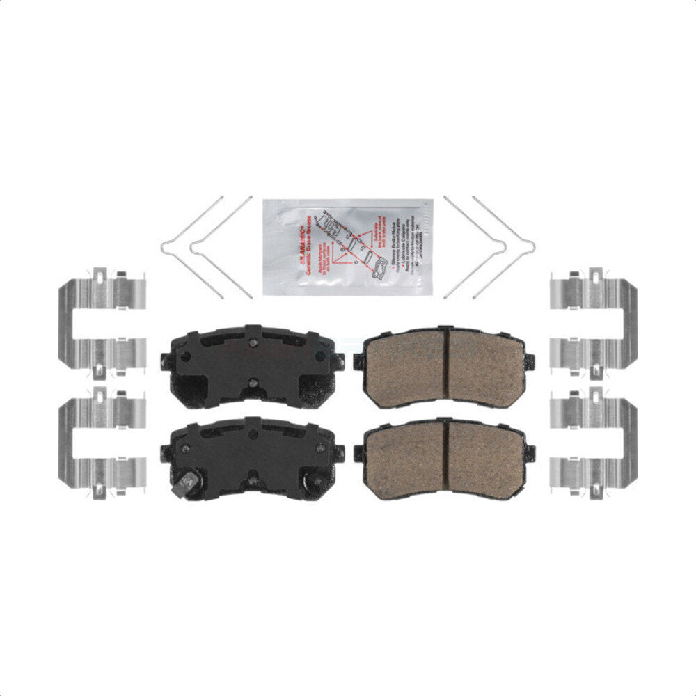 Rear Ceramic Disc Brake Pads NWF-PRC2188 For Hyundai Kona Kia Seltos by AmeriBRAKES