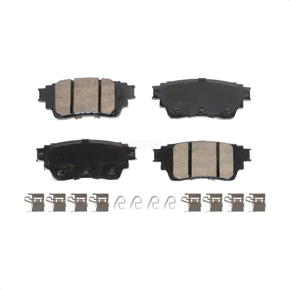 Rear Disc Brake Pads NWF-PRC2200 For Nissan Altima INFINITI Mitsubishi QX60 Kicks Rogue Outlander Pathfinder by AmeriBRAKES